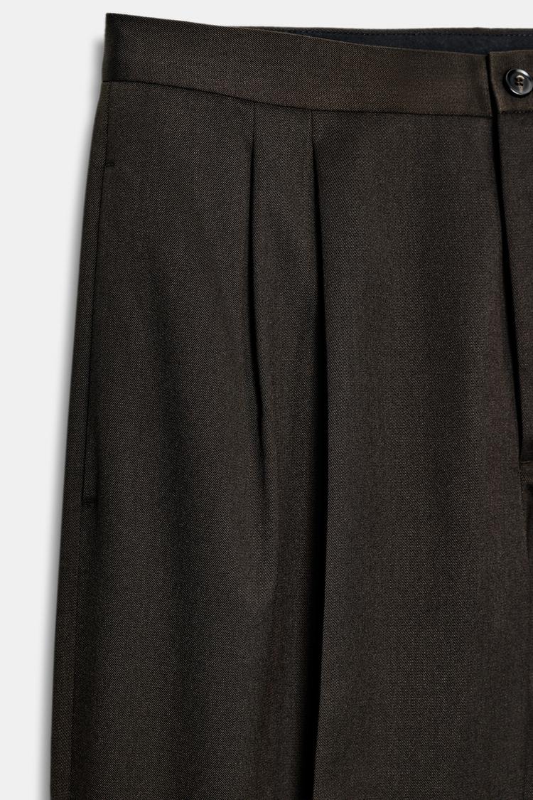pantalon tailleur femme noir élégant Luxina vue face