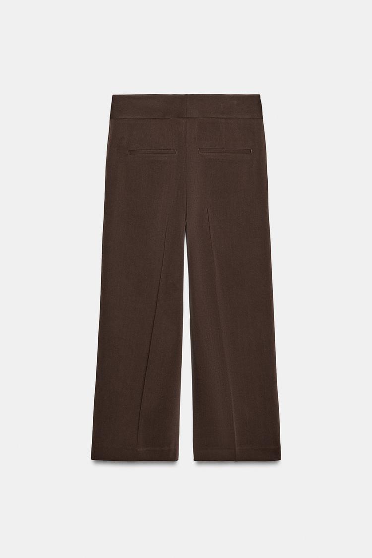 pantalon femme taille haute élégant Luxina vue face