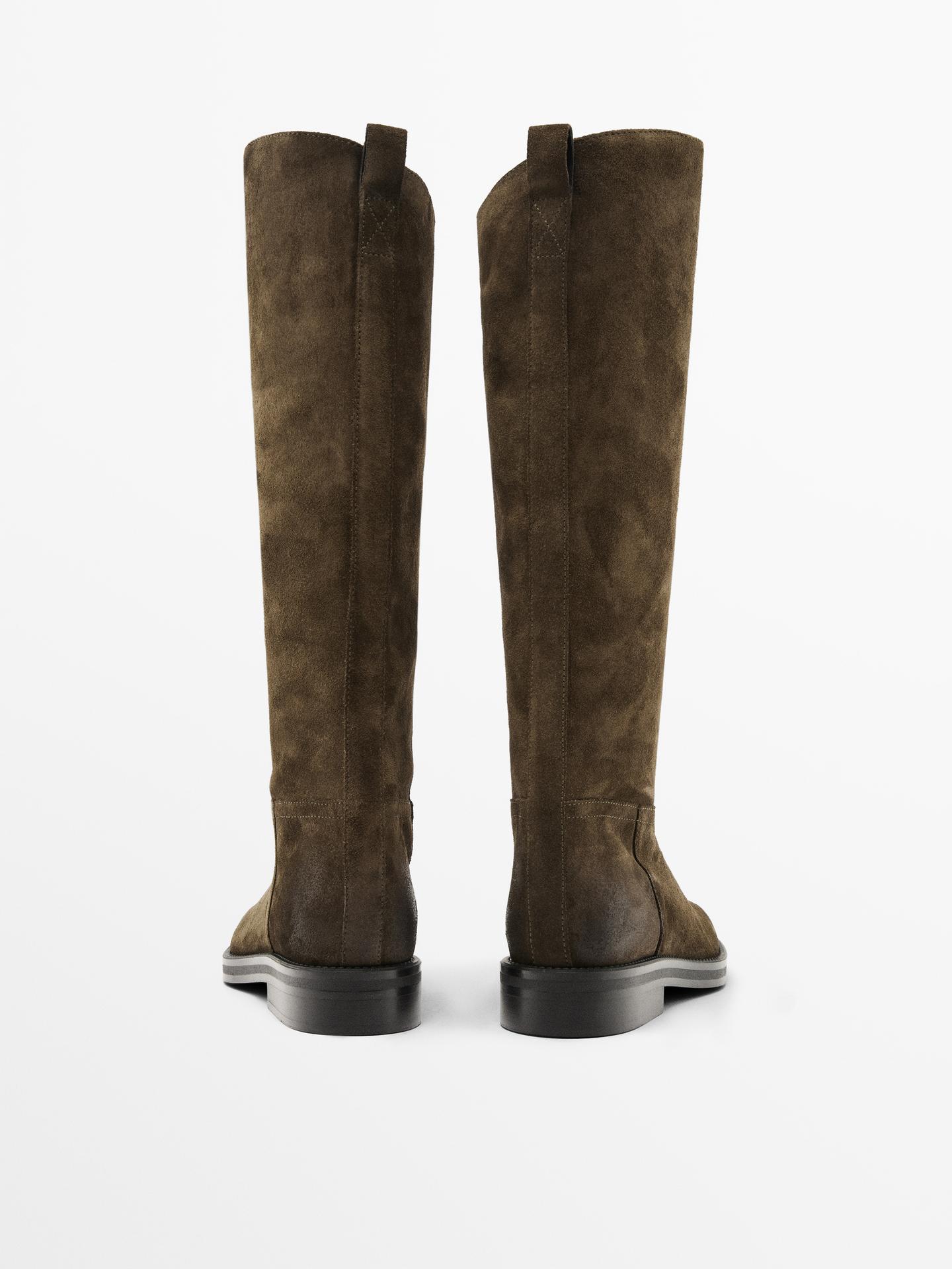 bottes femme style équestre kaki tenue chic